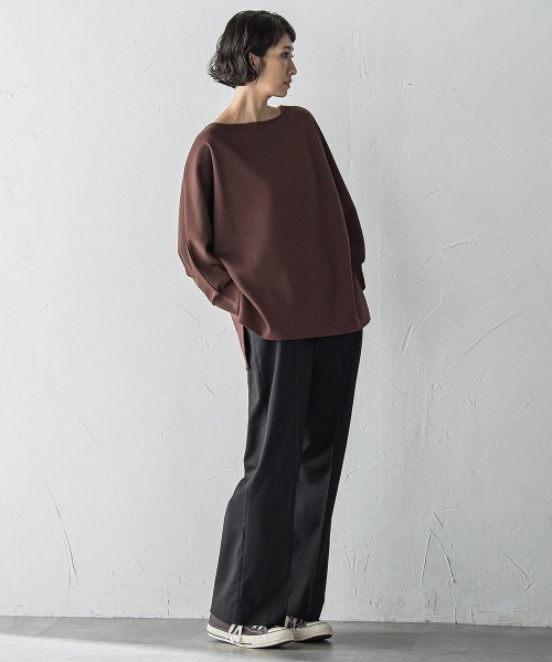 la.f…（ラエフ）の「【WEB限定】"ウエストゴムで快適"ワイドパンツ≪洗濯機で洗える≫（その他パンツ・レディース・キャメル/ブラック系その他/ブラック・11号/9号/7号）」の19枚目の写真