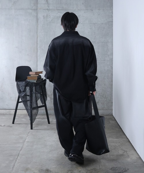 Confirm(コンファーム)の「AW フェード加工 タック スウェットパンツ メンズ レディース ユニセックス 【Confirm】(スウェットパンツ・メンズ・ブラック・M/L)」の16枚目の写真