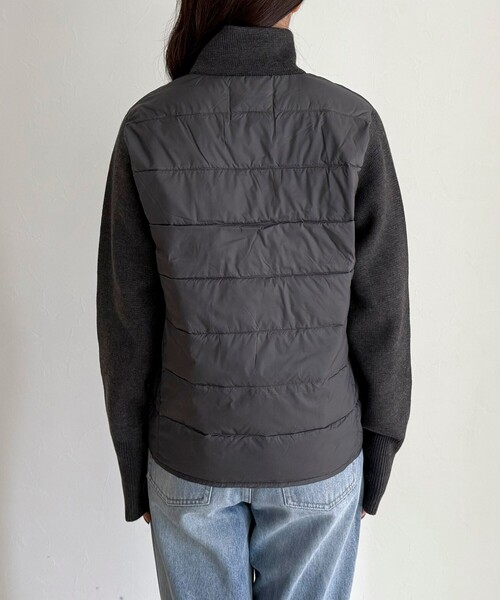 セール】【TAION/タイオン】別注HI NECK DOWN JACKET+SLEEVE KNIT