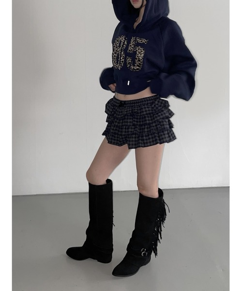 THEAIRTOWN（ジエアタウン）の「leo maca hoodie（パーカー・レディース・ブラック/グレー/ネイビー・FREE）」の6枚目の写真