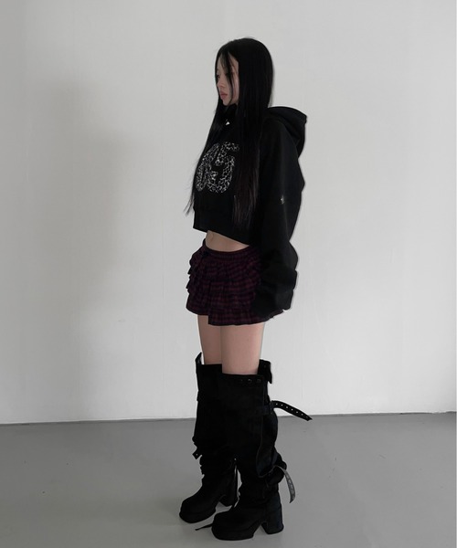 THEAIRTOWN（ジエアタウン）の「leo maca hoodie（パーカー・レディース・ブラック/グレー/ネイビー・FREE）」の19枚目の写真