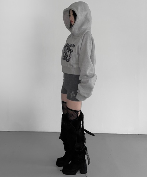 THEAIRTOWN（ジエアタウン）の「leo maca hoodie（パーカー・レディース・ブラック/グレー/ネイビー・FREE）」の10枚目の写真