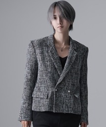 SILVER BULLET（シルバーバレット）の「『CavariA/キャバリア』ラメ入りツイードデザイン1Bジャケット（テーラードジャケット）」