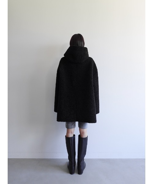 Reversible Hooded Coat/リバーシブルフーデッドコート（ムートン