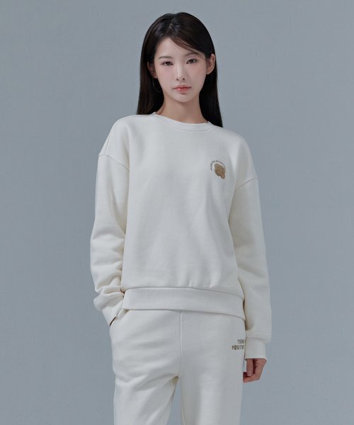 CHASECULT（チェイスカルト）の「レディース 起毛 ボクルポイント スウェットTシャツ-CFRG5172D0A（スウェット・レディース・アイボリー・85）」の4枚目の写真