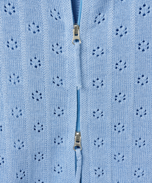 Midnight Move(ミッドナイトムーブ)の「fl hood cardigan (sky blue)(カーディガン/ボレロ・レディース・その他・FREE)」の3枚目の写真