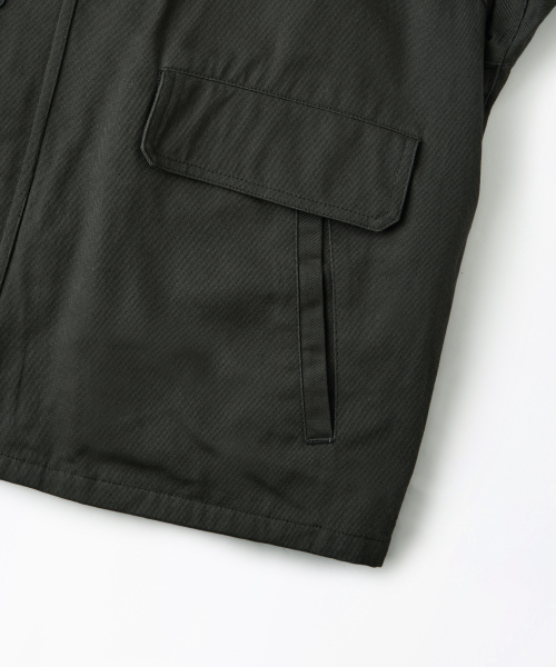 OUTSTANDING(アウトスタンディング)の「CORDUROY COLLAR SHORT JACKET_OLIVE GREEN(ミリタリージャケット・レディース・その他・X-LARGE/LARGE/MEDIUM)」の7枚目の写真
