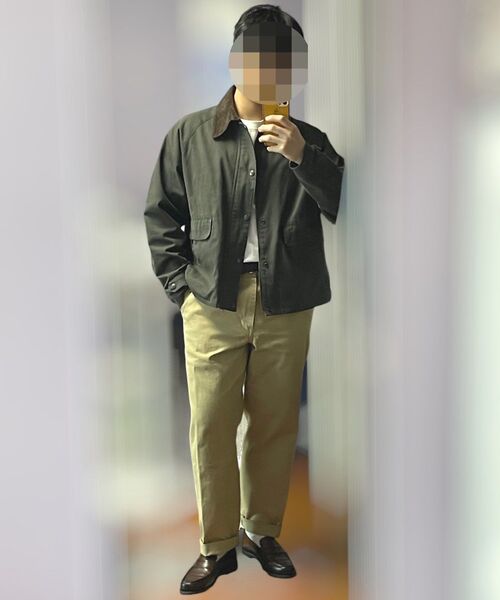 OUTSTANDING(アウトスタンディング)の「CORDUROY COLLAR SHORT JACKET_OLIVE GREEN(ミリタリージャケット・レディース・その他・X-LARGE/LARGE/MEDIUM)」の17枚目の写真