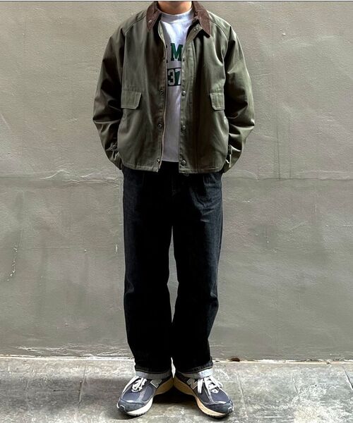 OUTSTANDING(アウトスタンディング)の「CORDUROY COLLAR SHORT JACKET_OLIVE GREEN(ミリタリージャケット・レディース・その他・X-LARGE/LARGE/MEDIUM)」の20枚目の写真