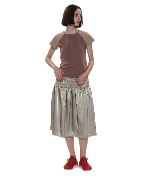 PARTIMENTO WOMEN(パルティメントウィメン)の「PWC カラーブロックフィットエブリデイT_モカ(Tシャツ/カットソー・レディース・その他・SMALL/MEDIUM/LARGE)」の6枚目の写真