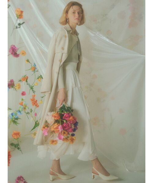 RESEXXY(リゼクシー)の「2WAYツイードレイヤードコート(トレンチコート・レディース・ピンク/アイボリー/ブラック・FREE)」の19枚目の写真