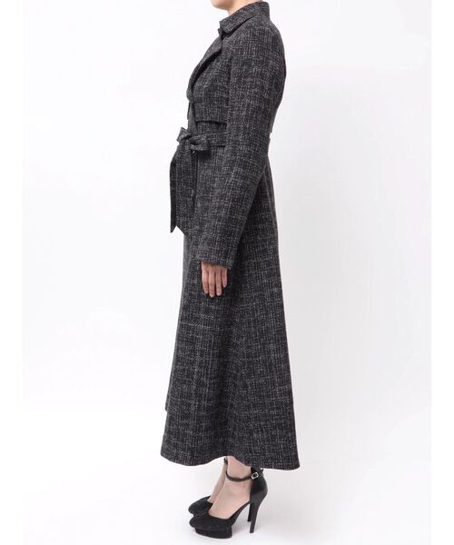 RESEXXY（リゼクシー）の「2WAYツイードレイヤードコート（トレンチコート・レディース・ピンク/アイボリー/ブラック・FREE）」の12枚目の写真