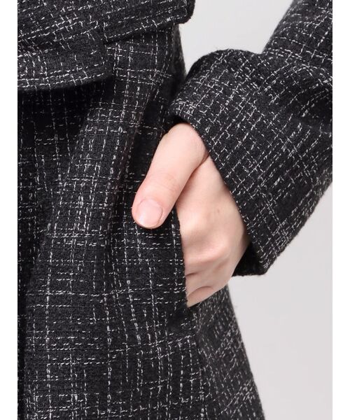 RESEXXY（リゼクシー）の「2WAYツイードレイヤードコート（トレンチ
