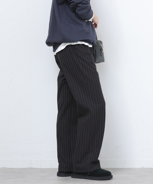 一部WEB限定追加3》サーモサキソニー裏起毛パンツ（スラックス