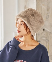 studio CLIP | フェイクファーワッチ(ハット)