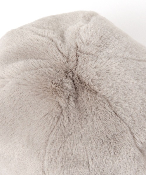 studio CLIP（スタディオクリップ）の「フェイクファーワッチ（ハット・レディース・ベージュ/ブラウン・FREE）」の10枚目の写真