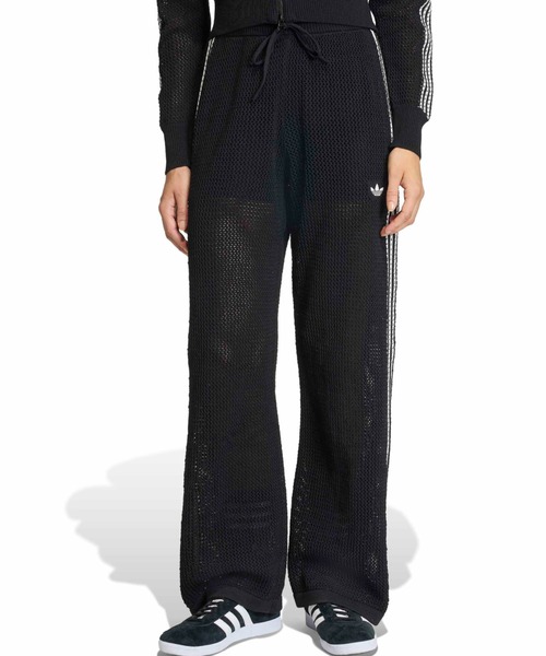 adidas KNITTED CROCHET FIREBIRD TRACKPANTS / アディダス ニット
