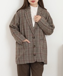 A.N.L（エーエヌエル　レーベル）の「A.N.L チェックテーラードジャケット（テーラードジャケット）」