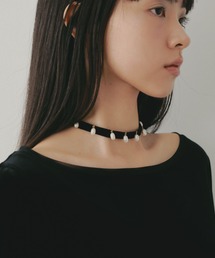 A part by | ベロアパールチョーカー(チョーカー)