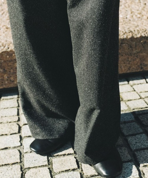 SILK NEP WOOL PANTS（スラックス）｜LIDNM（リドム）のファッション