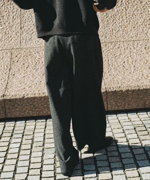 SILK NEP WOOL PANTS（スラックス）｜LIDNM（リドム）のファッション