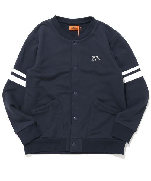 KRIFF MAYER Kid's Collection（クリフメイヤーキッズコレクション）の「【裏毛】チェルシージャケット（カーディガン/ボレロ・キッズ・ネイビー/グリーン/グレー/チャコール・170/160/140/130/120/150）」の4枚目の写真