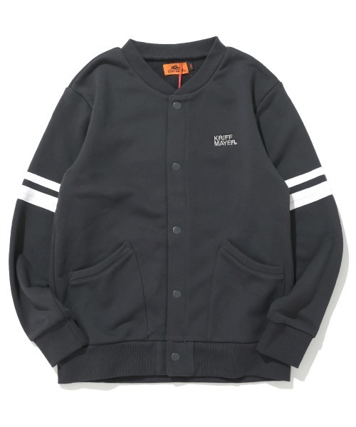 KRIFF MAYER Kid's Collection（クリフメイヤーキッズコレクション）の「【裏毛】チェルシージャケット（カーディガン/ボレロ・キッズ・ネイビー/グリーン/グレー/チャコール・170/160/140/130/120/150）」の2枚目の写真