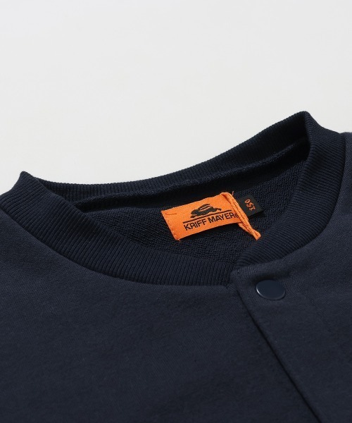KRIFF MAYER Kid's Collection（クリフメイヤーキッズコレクション）の「【裏毛】チェルシージャケット（カーディガン/ボレロ・キッズ・ネイビー/グリーン/グレー/チャコール・170/160/140/130/120/150）」の8枚目の写真