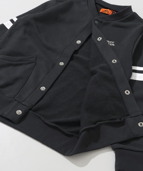 KRIFF MAYER Kid's Collection（クリフメイヤーキッズコレクション）の「【裏毛】チェルシージャケット（カーディガン/ボレロ・キッズ・ネイビー/グリーン/グレー/チャコール・170/160/140/130/120/150）」の10枚目の写真