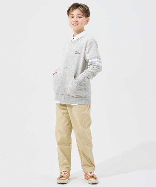 KRIFF MAYER Kid's Collection（クリフメイヤーキッズコレクション）の「【裏毛】チェルシージャケット（カーディガン/ボレロ・キッズ・ネイビー/グリーン/グレー/チャコール・170/160/140/130/120/150）」の17枚目の写真