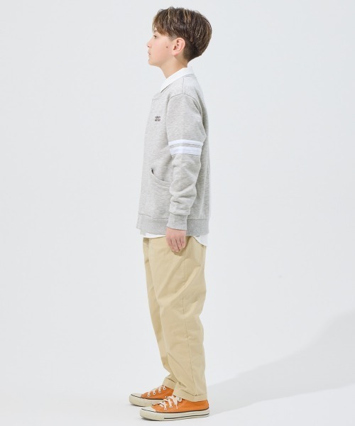 KRIFF MAYER Kid's Collection（クリフメイヤーキッズコレクション）の「【裏毛】チェルシージャケット（カーディガン/ボレロ・キッズ・ネイビー/グリーン/グレー/チャコール・170/160/140/130/120/150）」の11枚目の写真