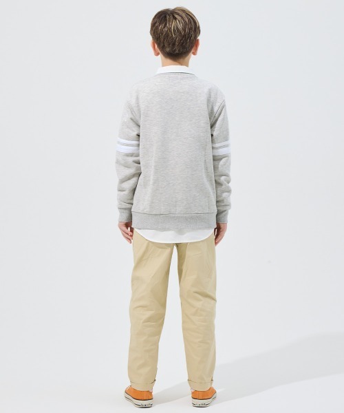 KRIFF MAYER Kid's Collection（クリフメイヤーキッズコレクション）の「【裏毛】チェルシージャケット（カーディガン/ボレロ・キッズ・ネイビー/グリーン/グレー/チャコール・170/160/140/130/120/150）」の12枚目の写真