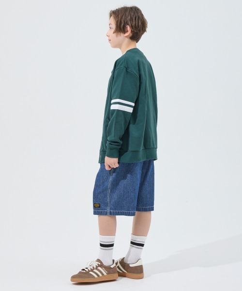 KRIFF MAYER Kid's Collection（クリフメイヤーキッズコレクション）の「【裏毛】チェルシージャケット（カーディガン/ボレロ・キッズ・ネイビー/グリーン/グレー/チャコール・170/160/140/130/120/150）」の15枚目の写真