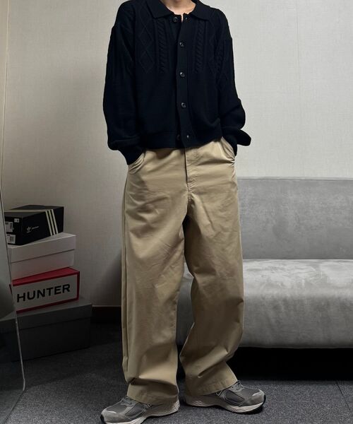 ALYSS（アリス）の「エッセンシャルセミワイドフローチノパンツ[ベージュ]（その他パンツ・メンズ・その他・MEDIUM/LARGE/X-LARGE）」の16枚目の写真