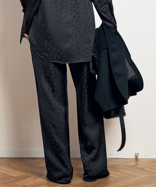 Anine Bing(アニー ビング)の「【ANINE BING/アニン ビン】DOT PANTS(スラックス・レディース・ブラック・FREE)」の3枚目の写真