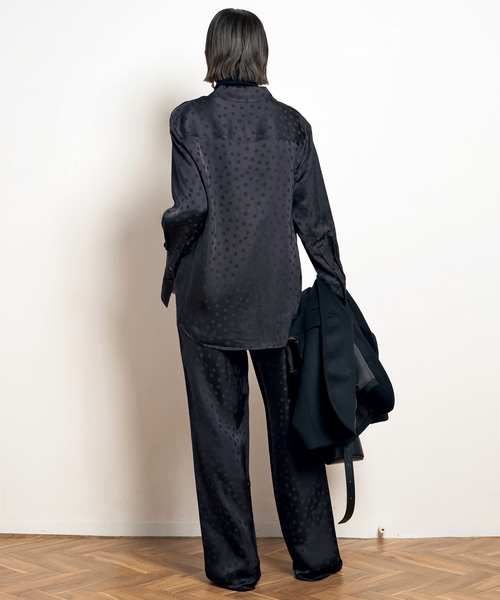 Anine Bing(アニー ビング)の「【ANINE BING/アニン ビン】DOT PANTS(スラックス・レディース・ブラック・FREE)」の6枚目の写真