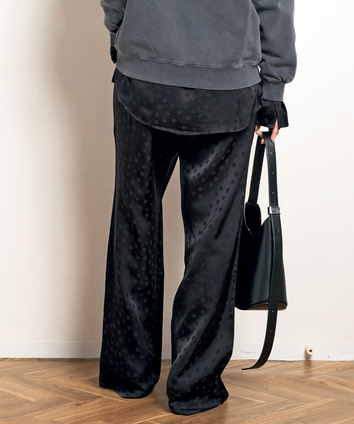 Anine Bing(アニー ビング)の「【ANINE BING/アニン ビン】DOT PANTS(スラックス・レディース・ブラック・FREE)」の12枚目の写真