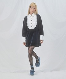 FickleBebe（フィクルベベ）の「クラシカルベロアワンピース（ワンピース）」