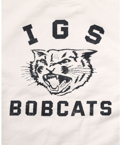 GOODNIES(グーニーズ)の「ビンテージボブキャットスウェットシャツ。オフホワイト(スウェット・メンズ・ホワイト・LARGE/X-LARGE)」の4枚目の写真