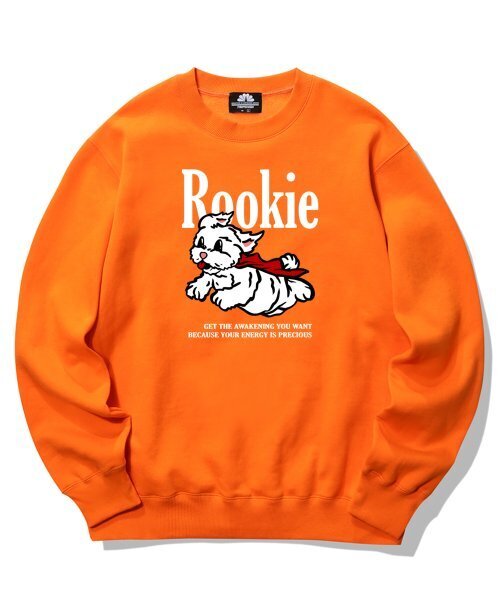 ROOKIE MALTESE GRAPHIC Crew Neck - Orange