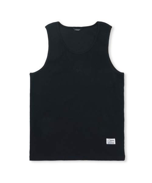 STIGMA(スティグマ)の「マッスルフィット STGM ロゴ ノースリーブ ブラック(Tシャツ/カットソー・メンズ・その他・MEDIUM/LARGE)」の1枚目の写真