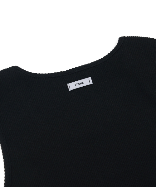 STIGMA(スティグマ)の「マッスルフィット STGM ロゴ ノースリーブ ブラック(Tシャツ/カットソー・メンズ・その他・MEDIUM/LARGE)」の9枚目の写真