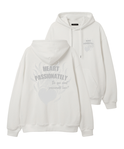 VANNWORKS(バンワークス)の「PASSONATELY フードパーカー (VLS0218) ホワイト(パーカー・メンズ・その他・X-LARGE/LARGE)」の1枚目の写真