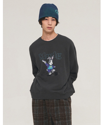 [Mmlg] LP MELGE SWEAT (SQUID BLACK)