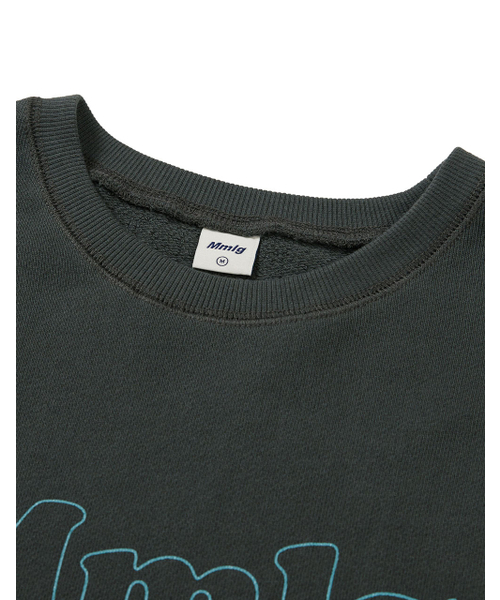 MMLG（エムエムエルジー）の「[Mmlg] LP MELGE SWEAT (SQUID BLACK)（スウェット・レディース・その他・X-LARGE/LARGE/MEDIUM/SMALL）」の3枚目の写真
