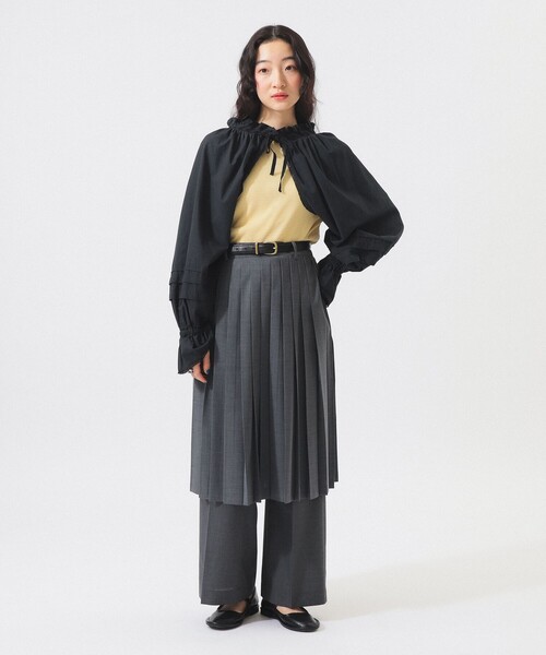 BEAMS BOY（ビームスボーイ）の「ユーロ ドロワーズ アレンジ ブラウス（シャツ/ブラウス・レディース・オフホワイト/ブラック・ONE SIZE）」の15枚目の写真