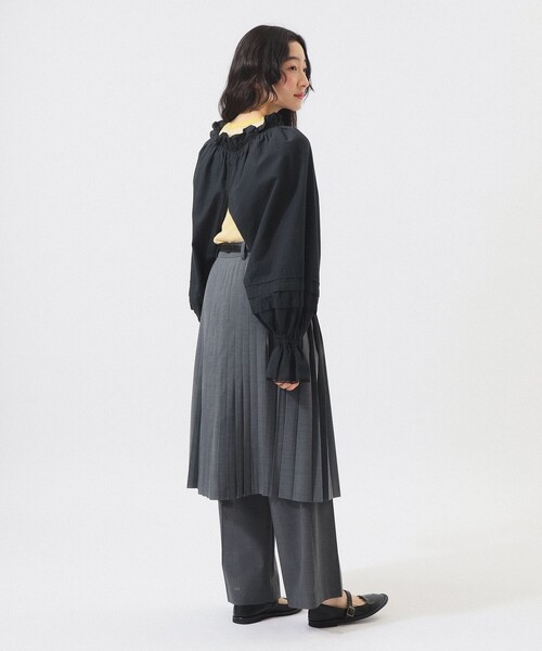 BEAMS BOY（ビームスボーイ）の「ユーロ ドロワーズ アレンジ ブラウス（シャツ/ブラウス・レディース・オフホワイト/ブラック・ONE SIZE）」の13枚目の写真