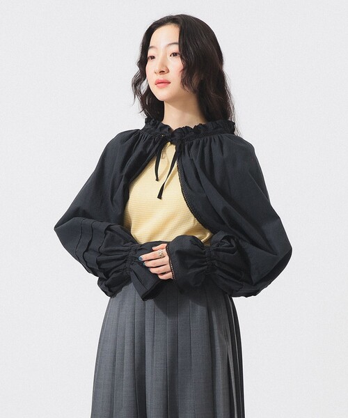 BEAMS BOY（ビームスボーイ）の「ユーロ ドロワーズ アレンジ ブラウス（シャツ/ブラウス・レディース・オフホワイト/ブラック・ONE SIZE）」の12枚目の写真