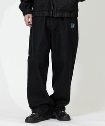 Red Cap Girl | 【a-r】〔RedCapGirl/レッドキャップガール〕ハート刺繍 裾ドローコード ワイドデニム(デニムパンツ)