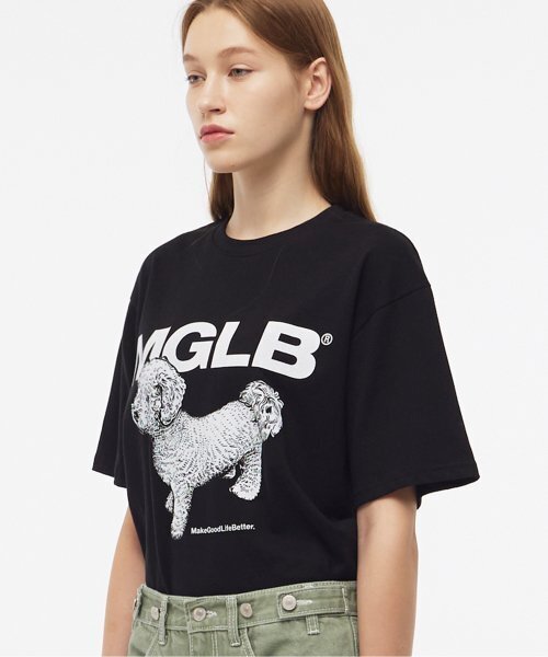 MATCHGLOBE(マッチグローブ)の「ベイビープードルボックスTシャツ(ブラック)(Tシャツ/カットソー・レディース・その他・FREE)」の5枚目の写真